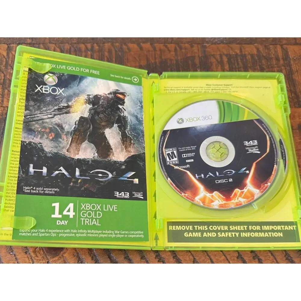Xbox 360 Bundle Call of Duty Advanced Warfare Day Zero Ed/Halo 4 Works